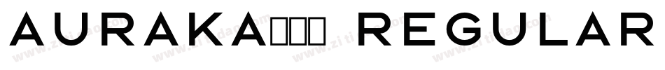 Auraka方黑檀 Regular字体转换